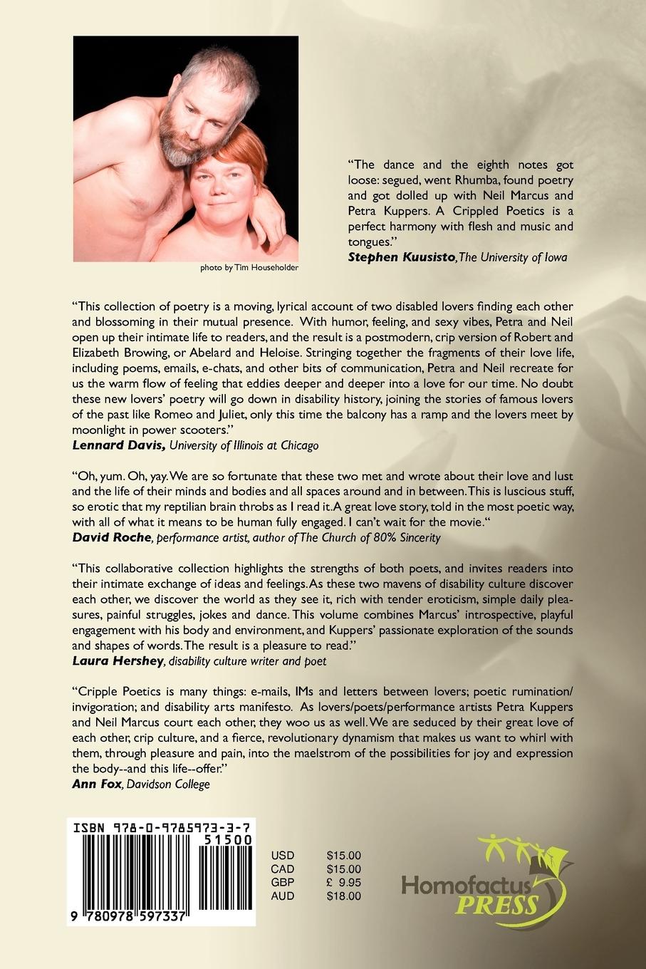 Rückseitencover Cripple Poetics