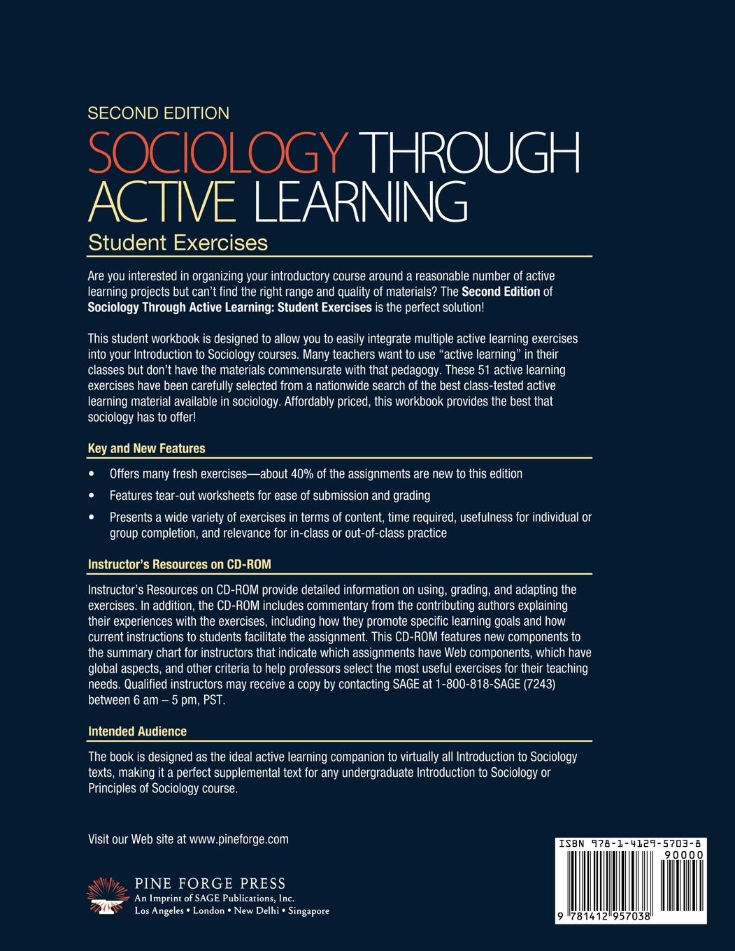 Rückseitencover Sociology Through Active Learning