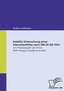 Vorderes Coverbild Usability Untersuchung eines Internetauftrittes nach DIN EN ISO 9241