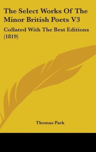 Vorderes Coverbild The Select Works Of The Minor British Poets V3