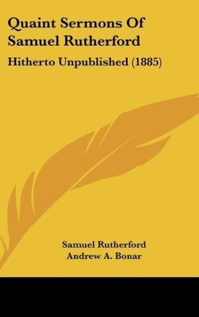 Vorderes Coverbild Quaint Sermons Of Samuel Rutherford