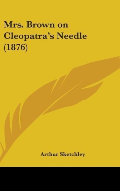 Vorderes Coverbild Mrs. Brown On Cleopatra's Needle (1876)