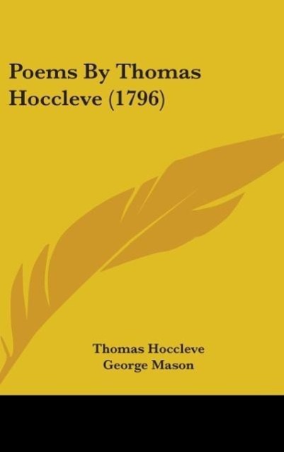 Vorderes Coverbild Poems By Thomas Hoccleve (1796)