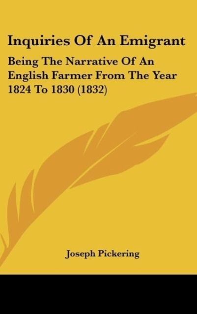 Vorderes Coverbild Inquiries Of An Emigrant
