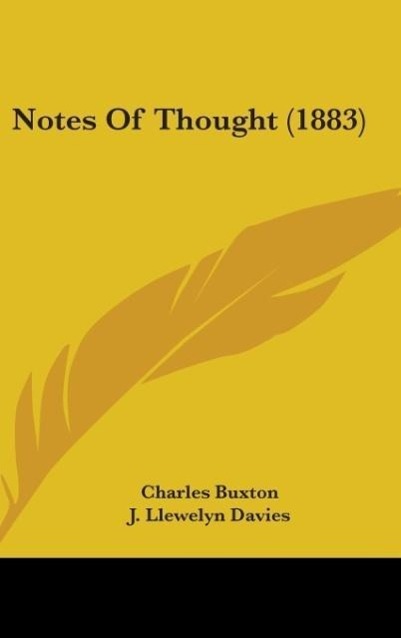 Vorderes Coverbild Notes Of Thought (1883)