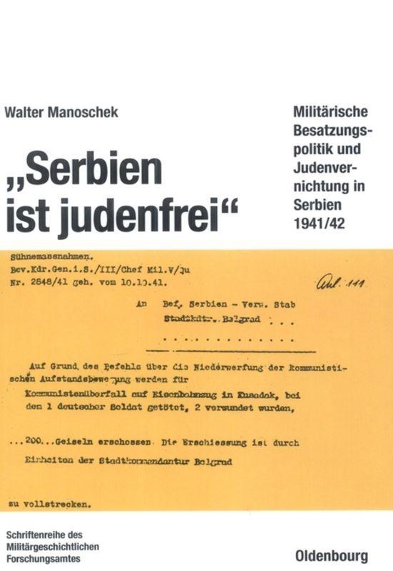 Vorderes Coverbild "Serbien ist judenfrei"