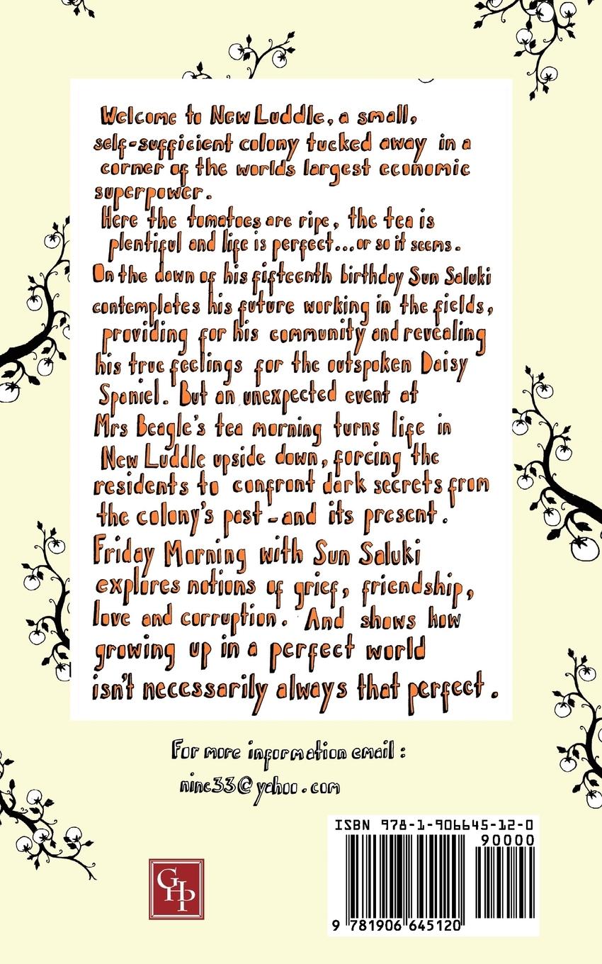 Rückseitencover Friday Morning with Sun Saluki