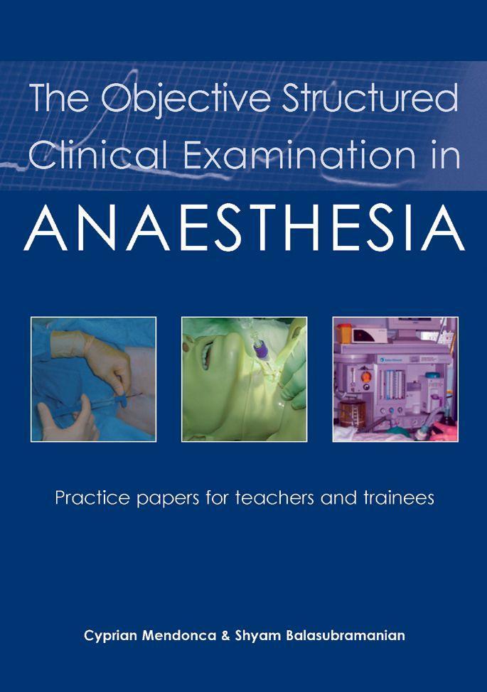 Vorderes Coverbild The Objective Structured Clinical Examination in Anaesthesia: Practice Papers for Teachers and Trainees