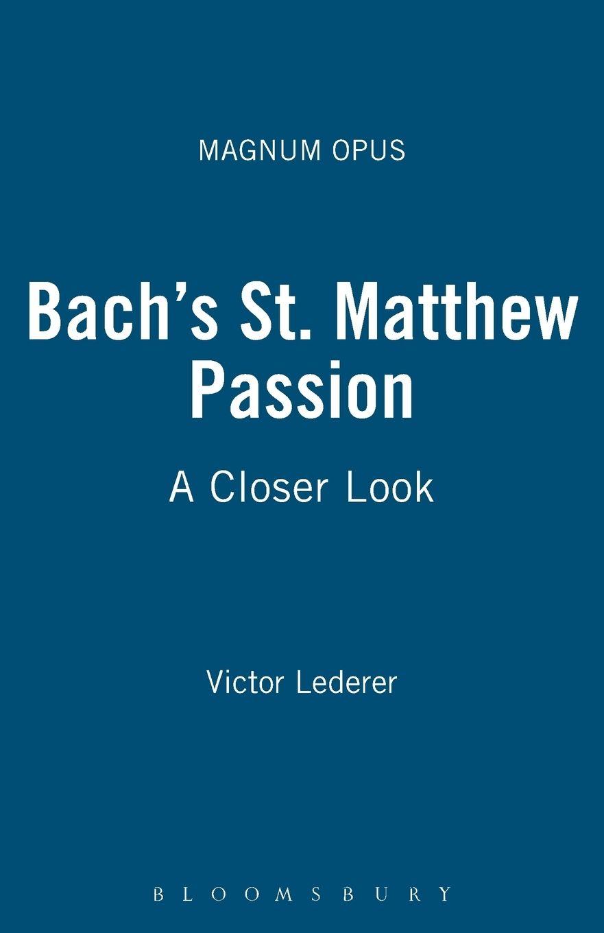 Vorderes Coverbild Bach's St. Matthew Passion