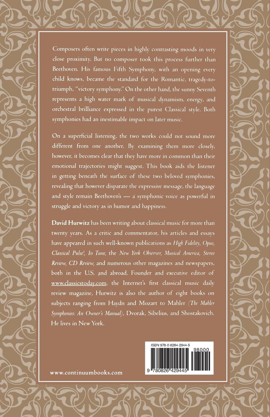 Rückseitencover Beethoven's Fifth and Seventh Symphonies
