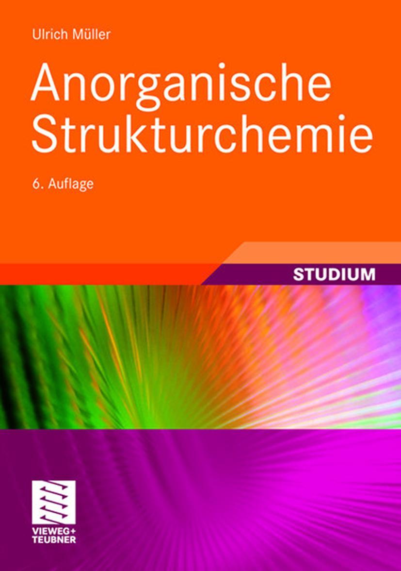 Vorderes Coverbild Anorganische Strukturchemie