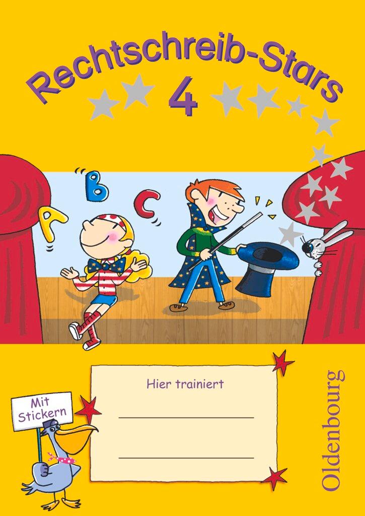 Vorderes Coverbild Rechtschreib-Stars 4. Schuljahr. Übungsheft