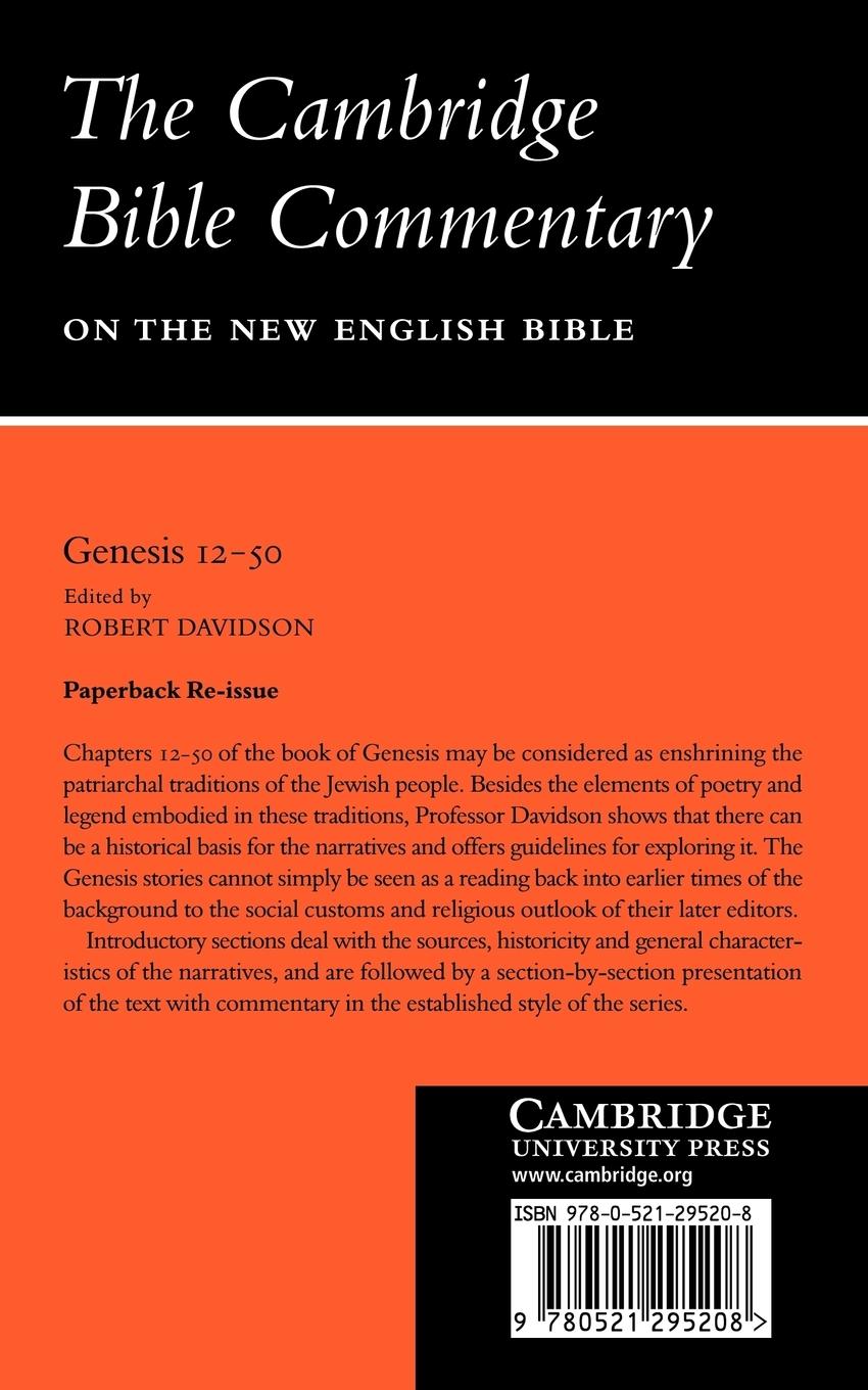 Rückseitencover Genesis 12-50