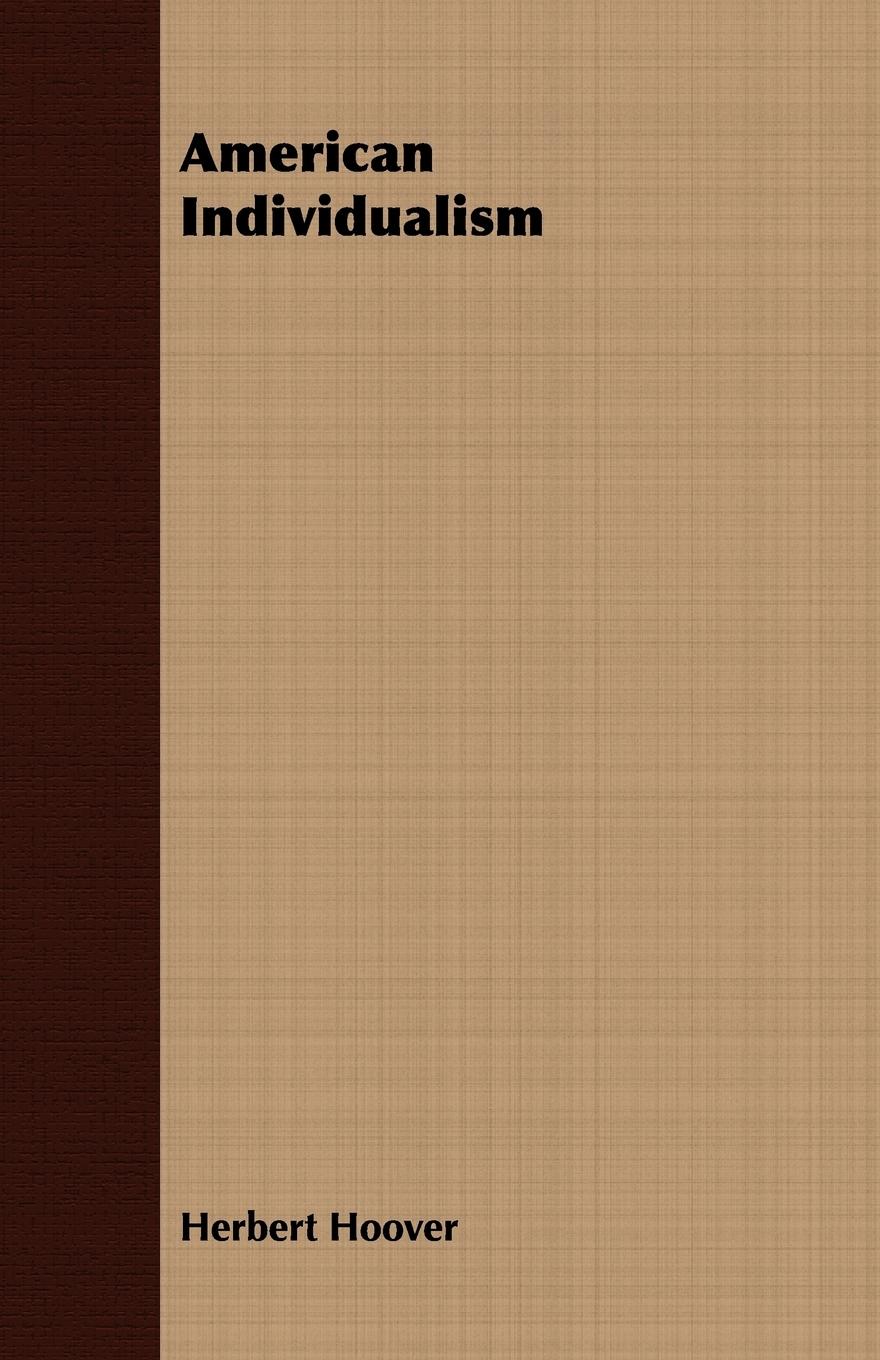 Vorderes Coverbild American Individualism