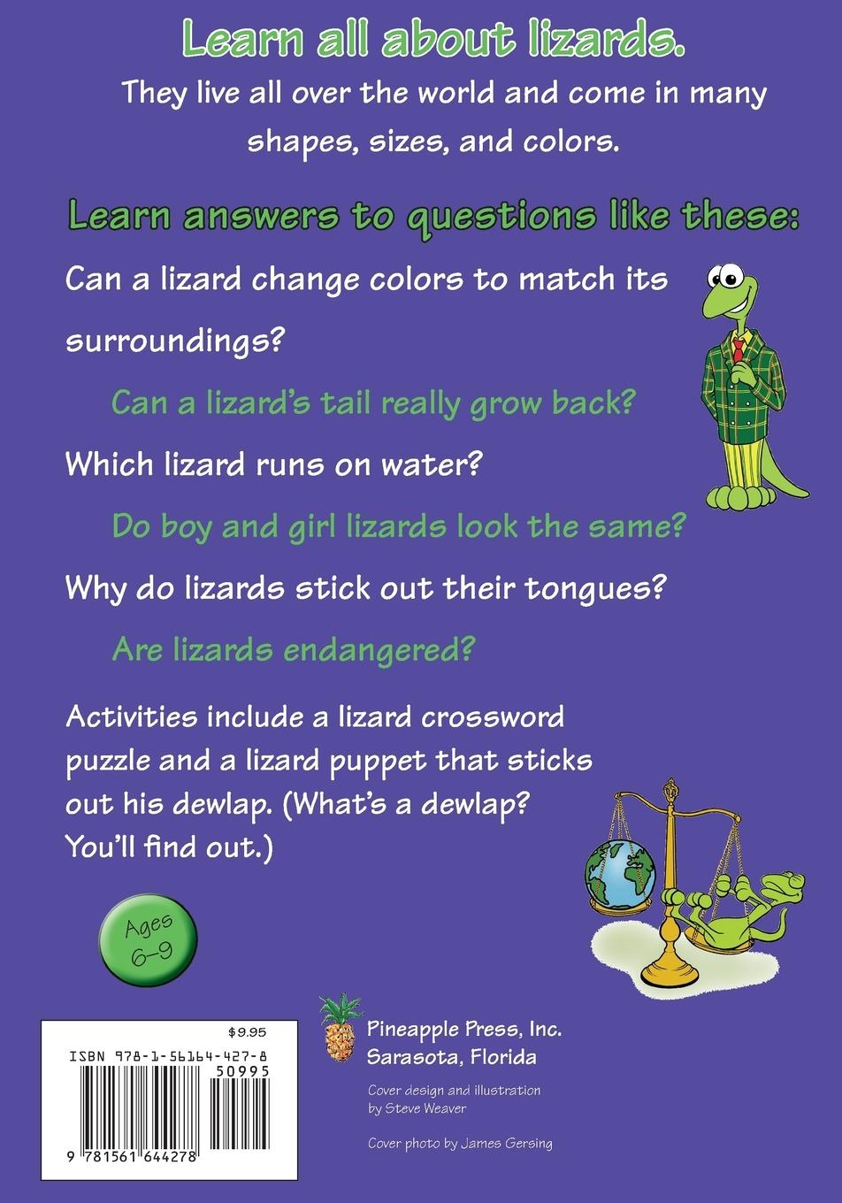 Rückseitencover Those Lively Lizards