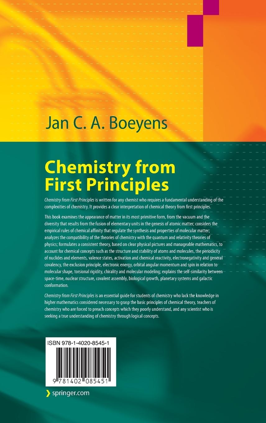 Rückseitencover Chemistry from First Principles