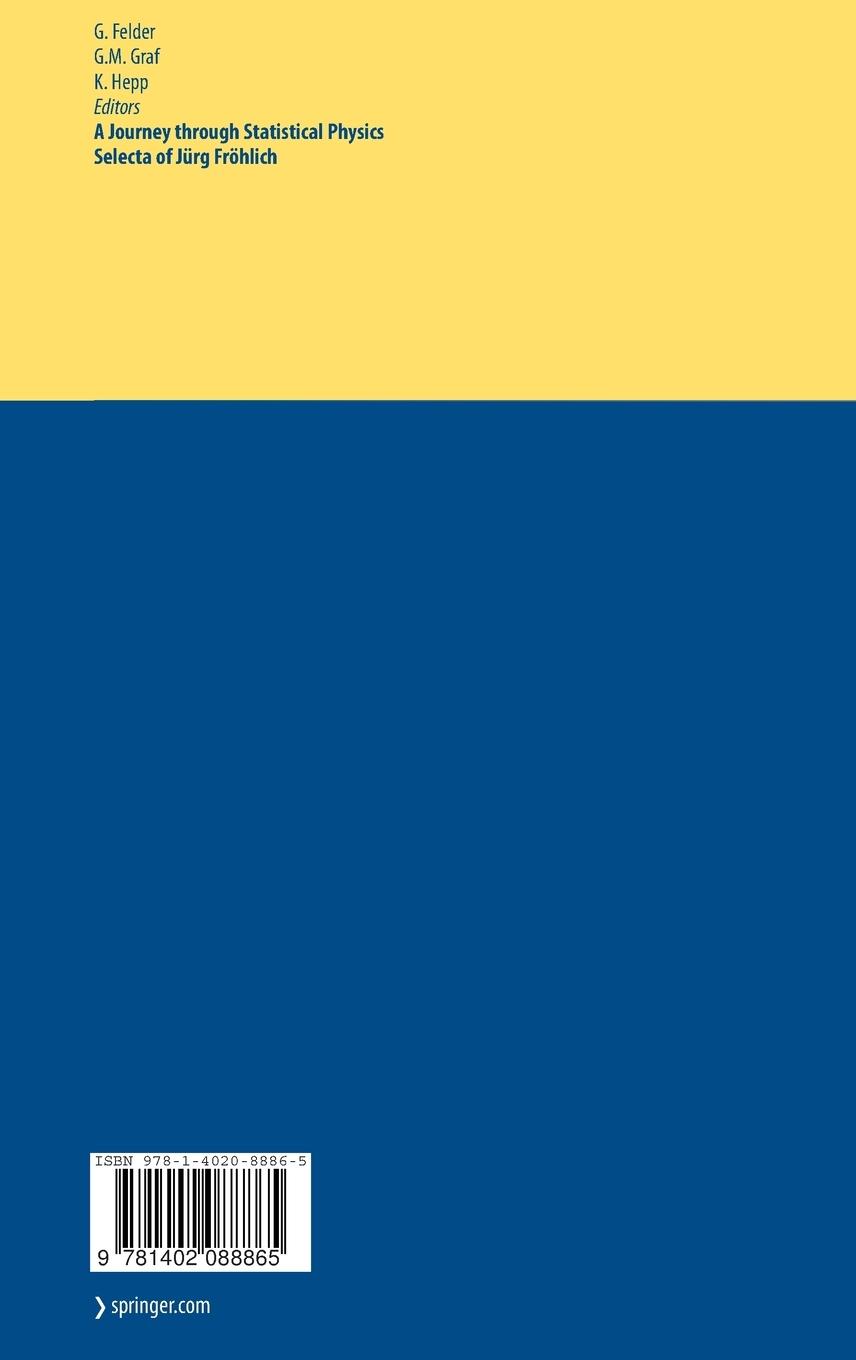 Rückseitencover A Journey through Statistical Physics