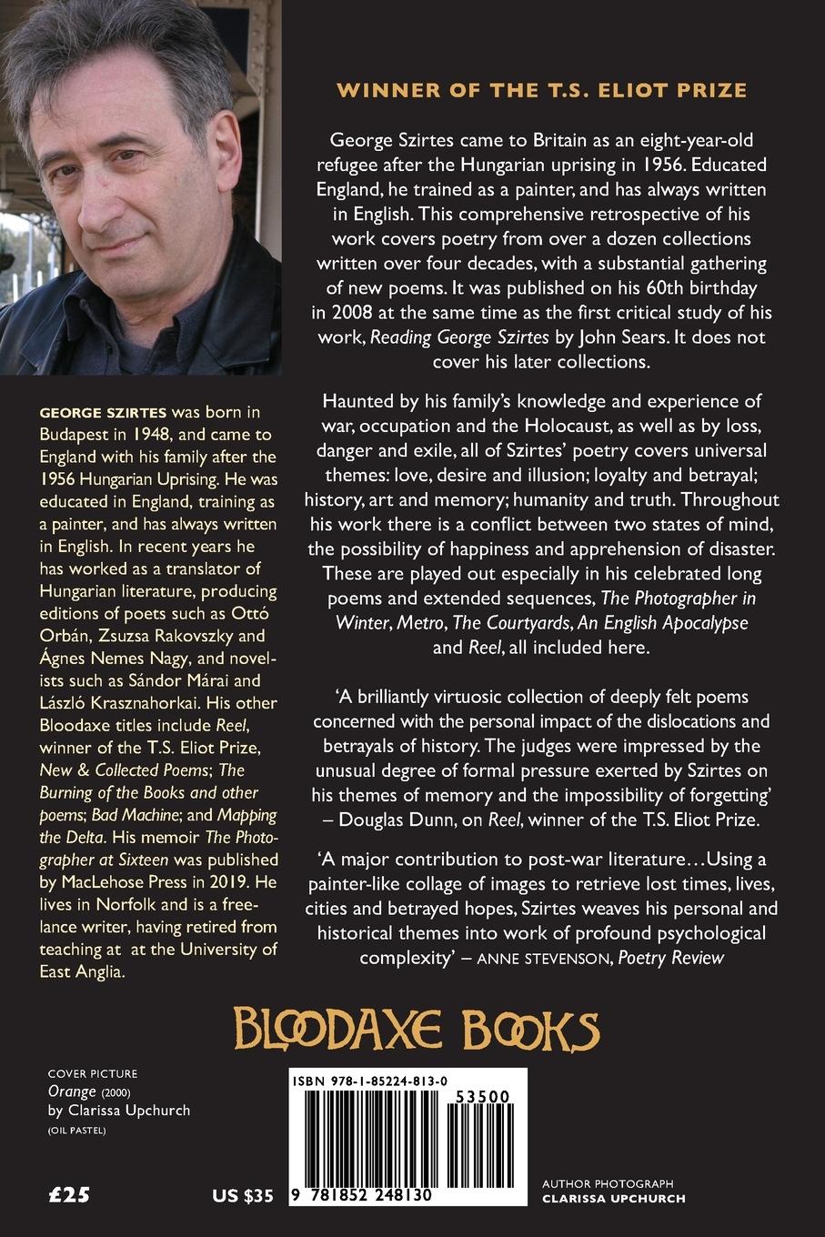 Rückseitencover New & Collected Poems