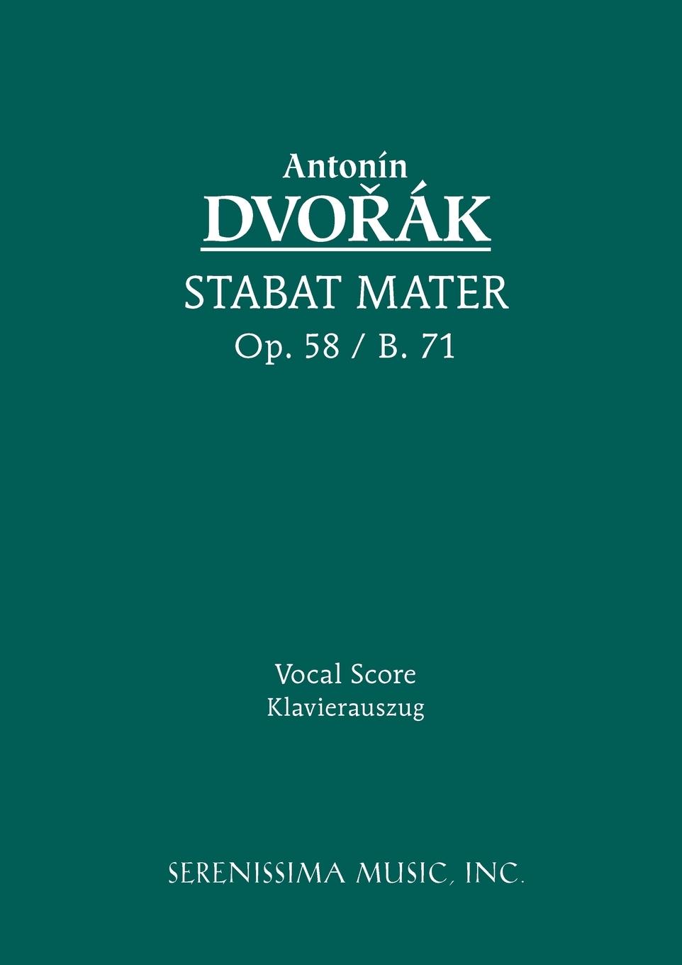 Vorderes Coverbild Stabat Mater, Op.58