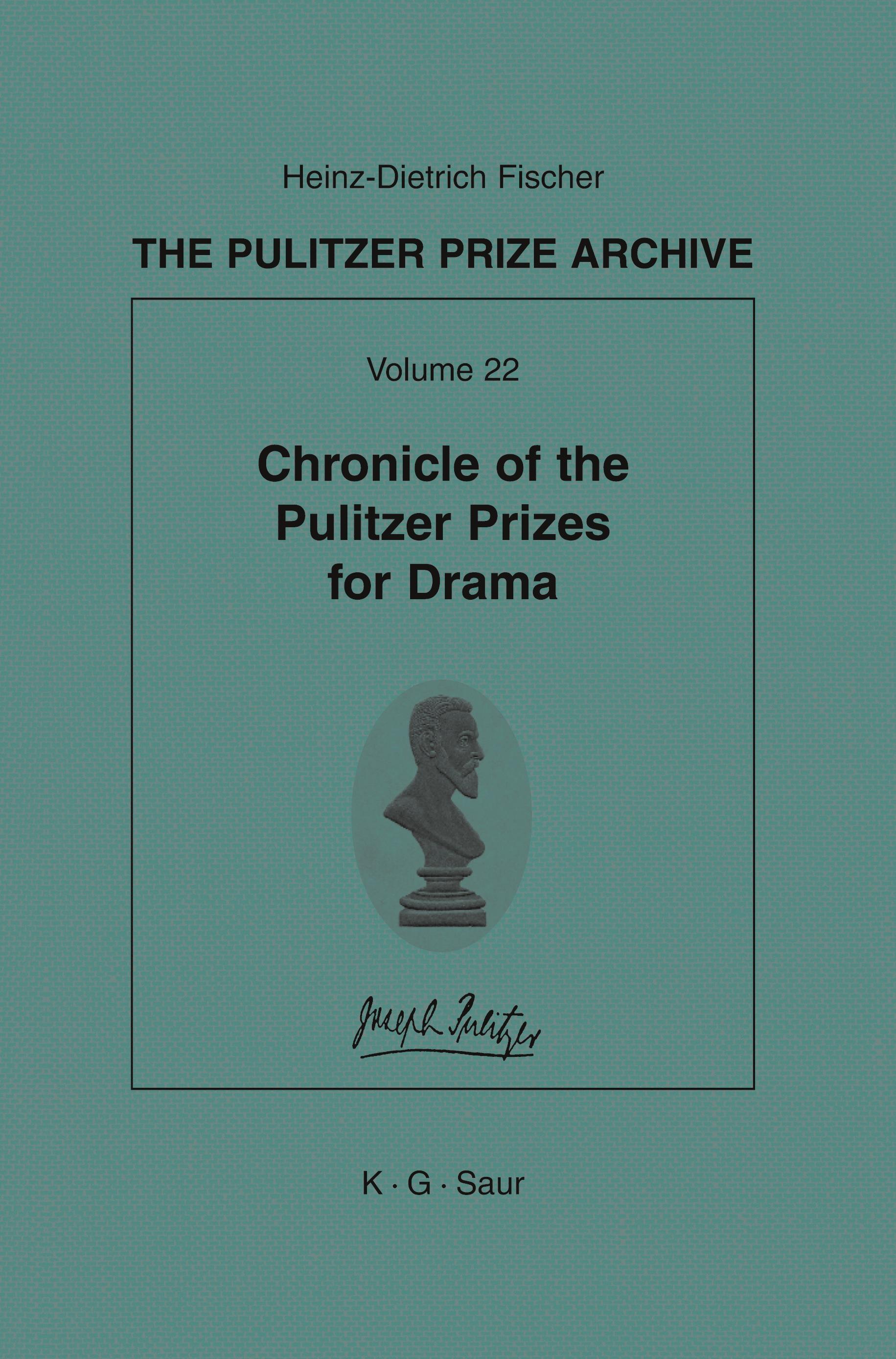 Vorderes Coverbild Chronicle of the Pulitzer Prizes for Drama