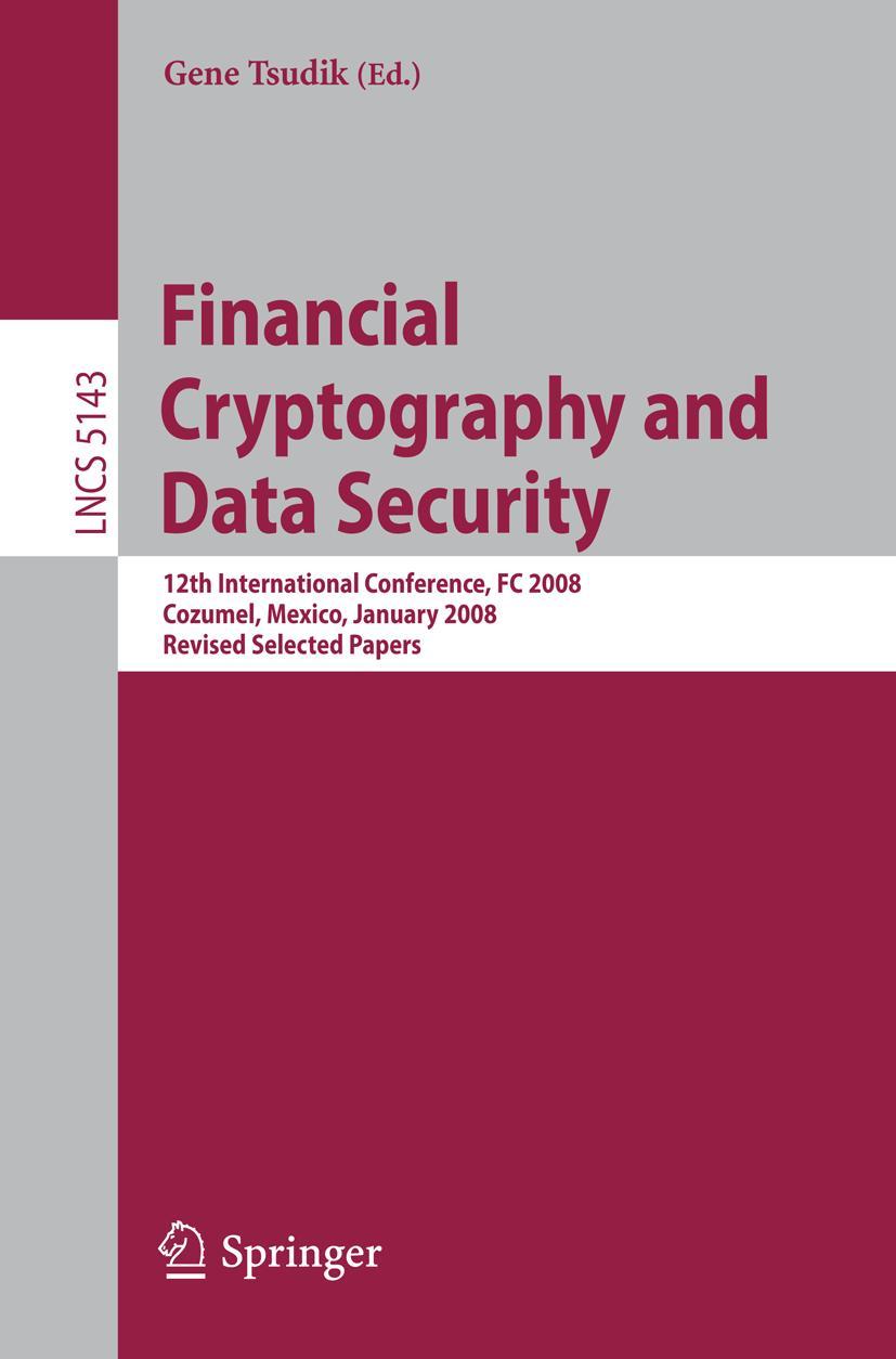 Vorderes Coverbild Financial Cryptography and Data Security