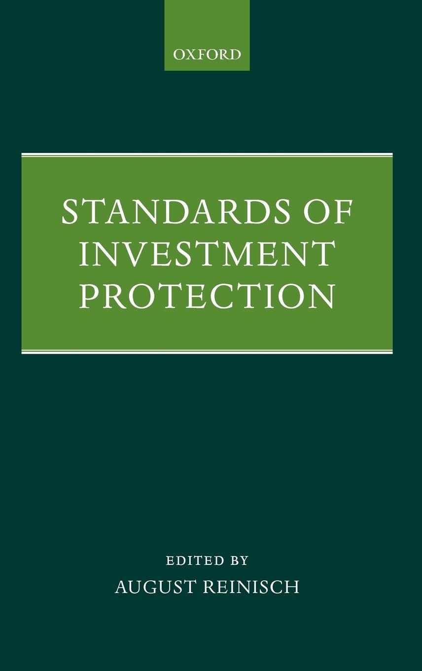 Vorderes Coverbild Standards of Investment Protection