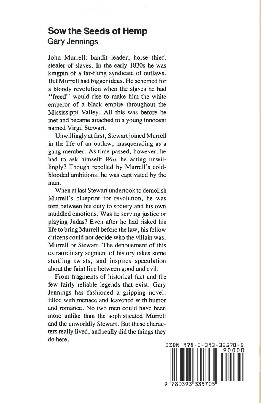 Rückseitencover Sow the Seeds of Hemp