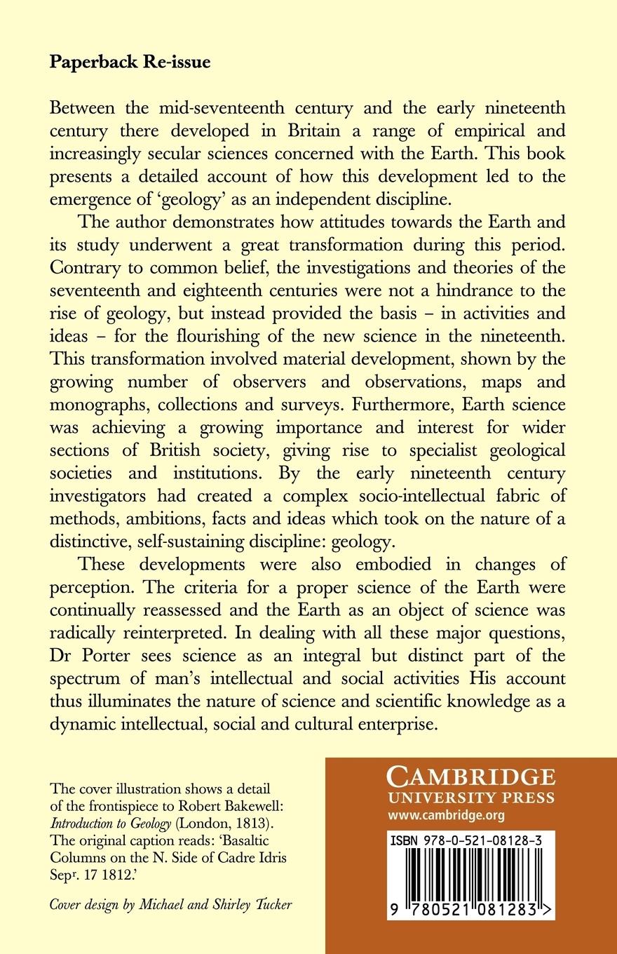 Rückseitencover The Making of Geology