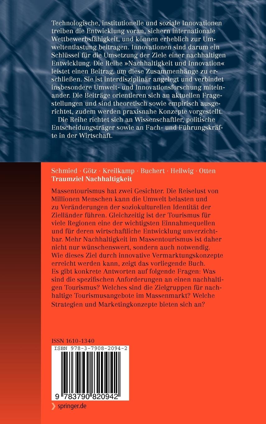 Rückseitencover Traumziel Nachhaltigkeit