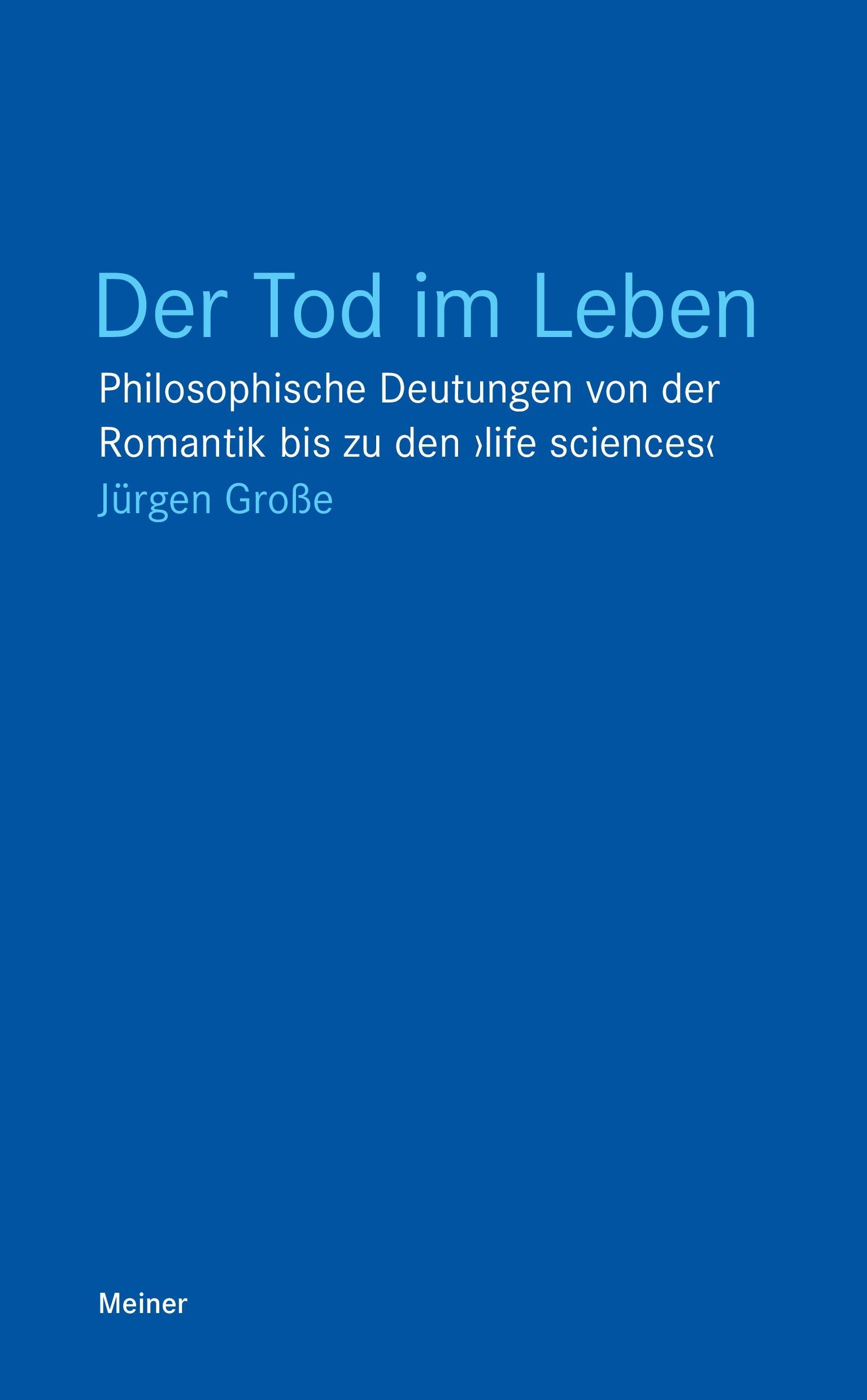 Vorderes Coverbild Der Tod im Leben