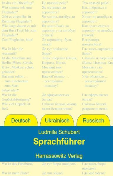 Vorderes Coverbild Sprachführer Deutsch - Ukrainisch - Russisch