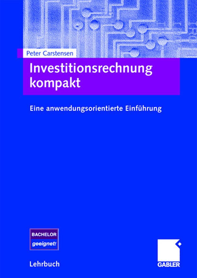 Vorderes Coverbild Investitionsrechnung kompakt