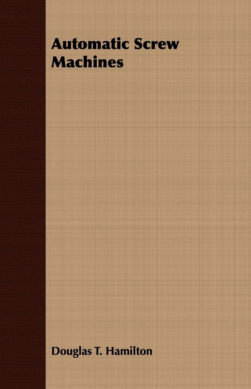 Vorderes Coverbild Automatic Screw Machines