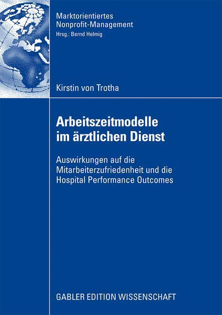 Vorderes Coverbild Arbeitszeitmodelle im ärztlichen Dienst