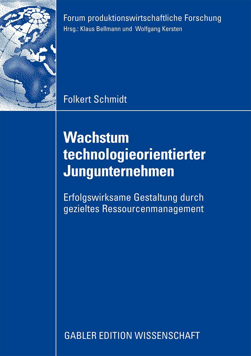Vorderes Coverbild Wachstum technologieorientierter Jungunternehmen