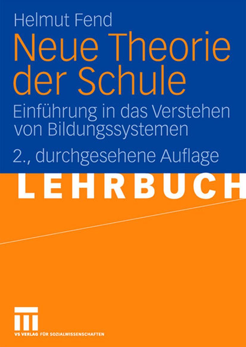 Vorderes Coverbild Neue Theorie der Schule