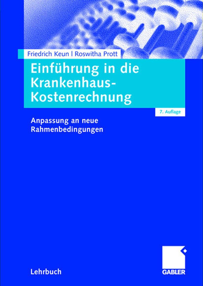 Vorderes Coverbild Einführung in die Krankenhaus-Kostenrechnung