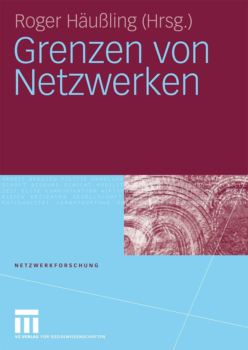 Vorderes Coverbild Grenzen von Netzwerken