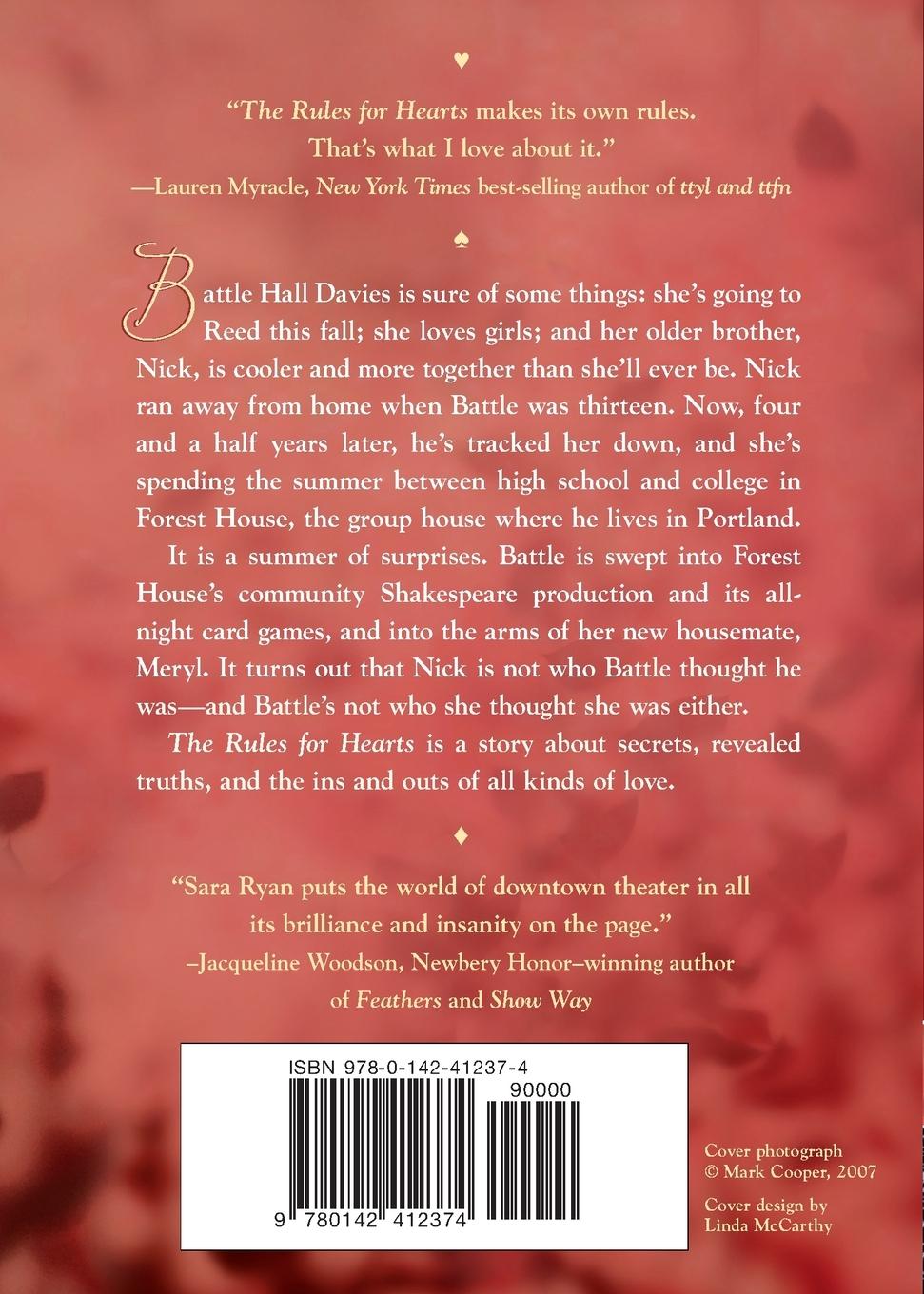 Rückseitencover Rules for Hearts