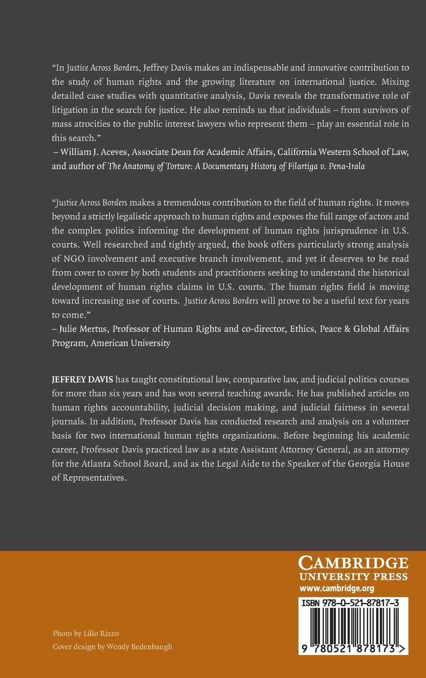 Rückseitencover Justice Across Borders