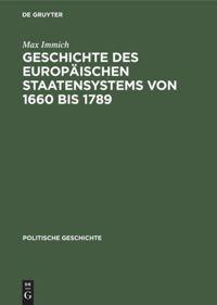 Vorderes Coverbild Geschichte des europäischen Staatensystems von 1660 bis 1789