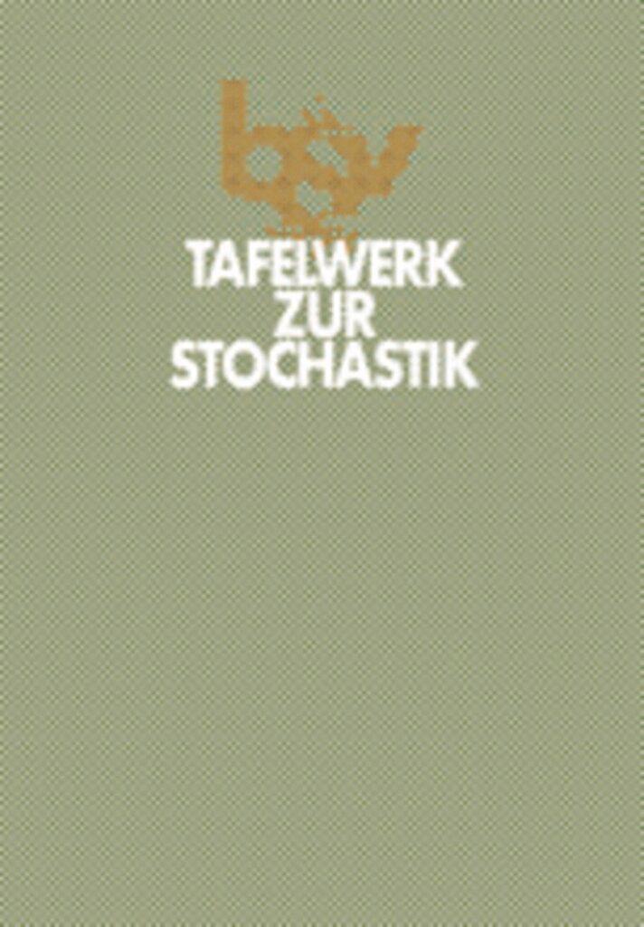 Vorderes Coverbild Tafelwerk zur Stochastik