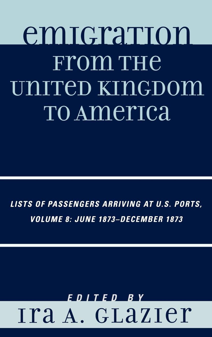 Vorderes Coverbild Emigration from the United Kingdom to America
