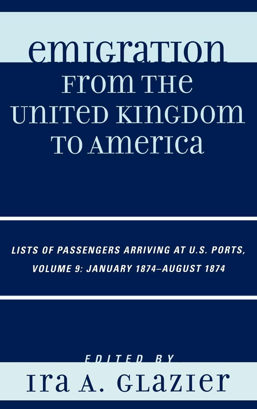 Vorderes Coverbild Emigration from the United Kingdom to America