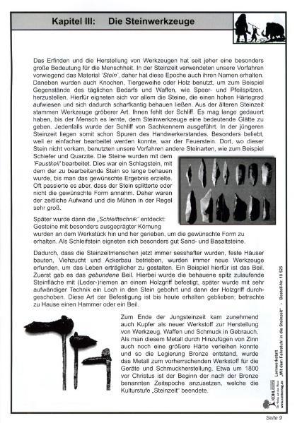 Beispielinhalt (Bild) Lernwerkstatt - Mit dem Fahrstuhl in die Steinzeit