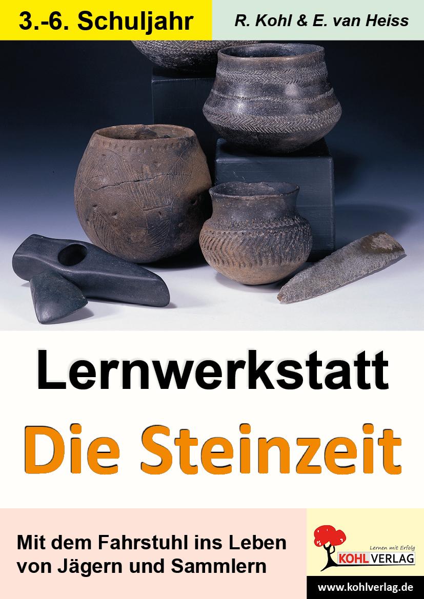 Vorderes Coverbild Lernwerkstatt - Mit dem Fahrstuhl in die Steinzeit