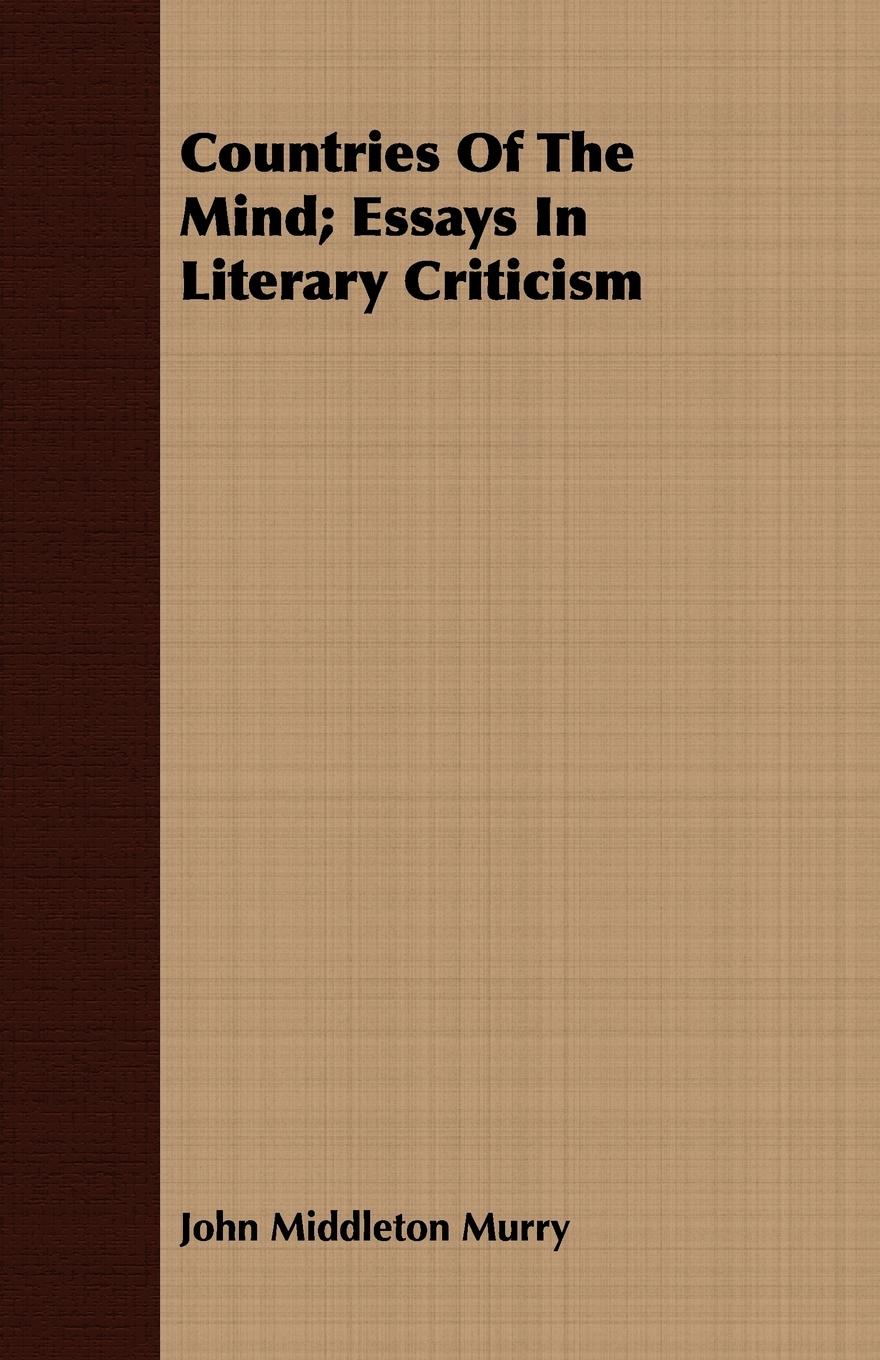 Vorderes Coverbild Countries Of The Mind; Essays In Literary Criticism