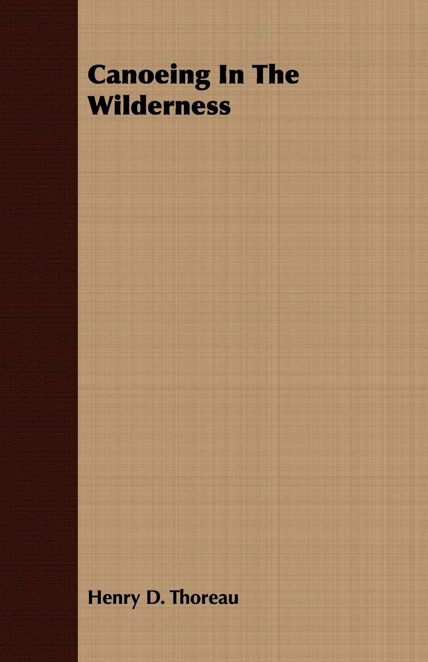 Vorderes Coverbild Canoeing In The Wilderness