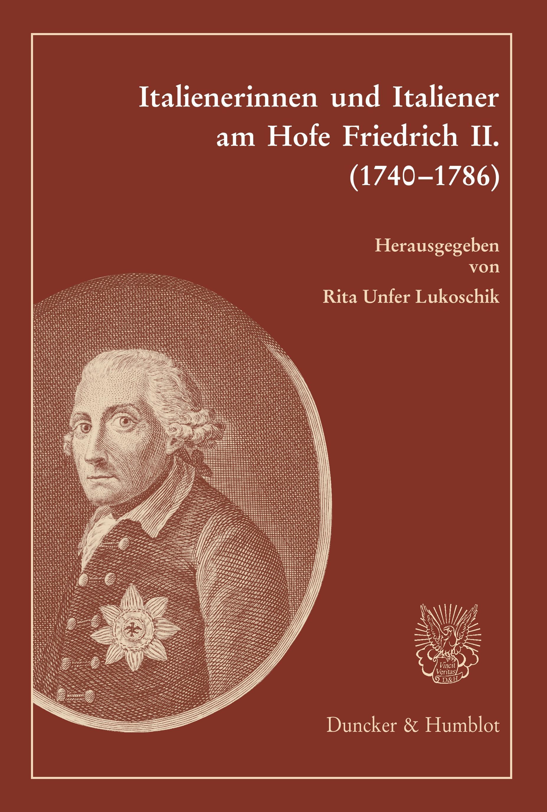 Vorderes Coverbild Italienerinnen und Italiener am Hofe Friedrich II. (1740-1786).