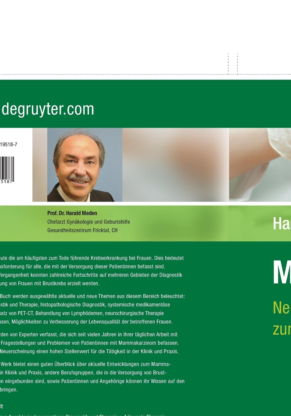 Rückseitencover Mammakarzinom